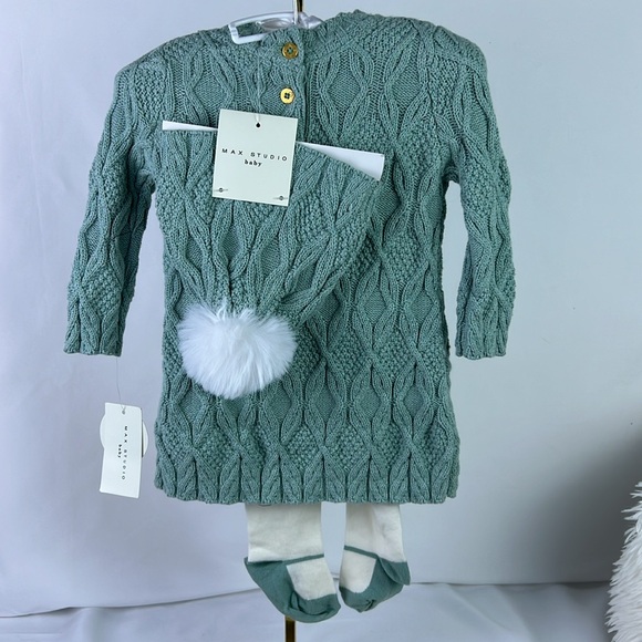 Max Studio Baby Sweater Dress Set - Picture 6 of 15